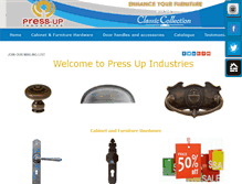Tablet Screenshot of pressupindustries.com